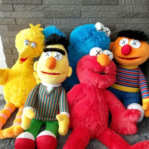 kaws sesame street plush